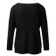 thumbnail image 5 of Gibobby Sudadera con estampado de Navidad para mujer Suéter de punto suelto de manga larga para mujer Suéter casual con cuello en O Suéter desgastado Tops (Negro, L), 5 of 5