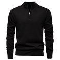 thumbnail image 2 of uikmnh New Men's Half Zip Pullover Sweater for Autumn/Winter 2024, 2 of 4