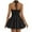 Black, variant on Women's Halter Bubble Dress Trendy Sleeveless Backless Mini Dresses with Adjustable Sash for Cocktail Party Evening Gala Club Night out Casual Solid Color Short Dressy Beige XS
