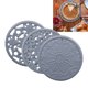 thumbnail image 5 of Juego de 3 vajillas redondas multifuncionales de silicona para encimera de cocina gris, 5 of 9