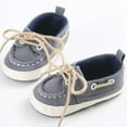 thumbnail image 4 of Baby Boys Girl Newborn Shoes Kids Denim Soft Sole First Walkers Toddler Infant Anti-Slip Prewalker Sneaker Shoes, 4 of 7