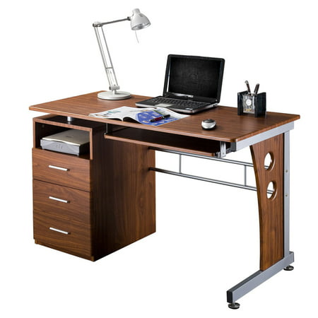 Deluxe Ergonomic Side Cabinet Compact Multifunction Computer Desk