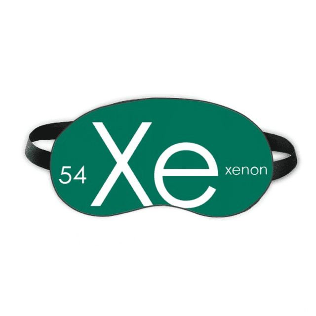 Quimica elementos periodo mesa gas raro xenon Xe Máscara de sueño