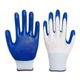 thumbnail image 4 of Guantes de jardineria Sunnimix Cómodos 2 Piezas para poda de Rosas azul, 4 of 8