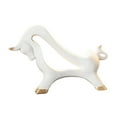 thumbnail image 3 of Dualoai Countertop Wine Rack Creative Cow Sculpture for Dining Table Entrance Office White, 3 of 9