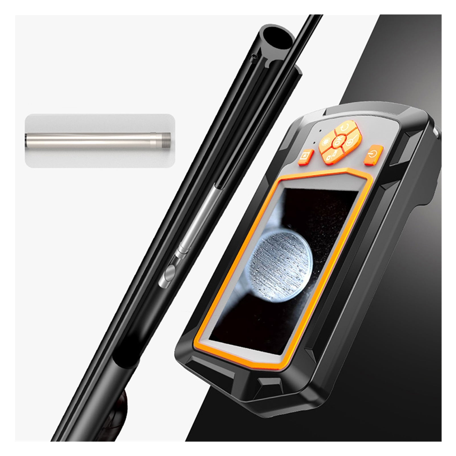 3.9mm LCD Endoscope Cleaning Visual Inspection Camera 20 Caliber & Larger Shooting Insertion Tube &4.3 Inch 1080P ,Various Applicable