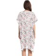 thumbnail image 3 of joogoo Women's Pink Rose Flowers Beach Cover Up Kimono Swimsuit Summer Cardigan Swimwear S, 3 of 6
