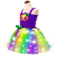 thumbnail image 4 of Tiijoy Little Girls Carnival Tutu Dress Led Sleeveless Party Tulle Dress, Sizes 5-6, 4 of 5