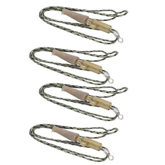 Accessoires de Pêche à la Carpe, Leaders Camo Légers, Grande Praticité, Opération Simple pour Accessoires de Pêche, sous-Ligne 3 Pcs, Combinaison de Pinces en Caoutchouc, Combinaison de Pinces