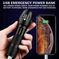 thumbnail image 4 of LSLJS Rechargeable Flashlight High Lumens, Super Bright High Powered Flash Light with Power Bank Function for Phone, USB Charging Waterproof Zoomable Handheld LED Flashlights for Camping Emergency, 4 of 8