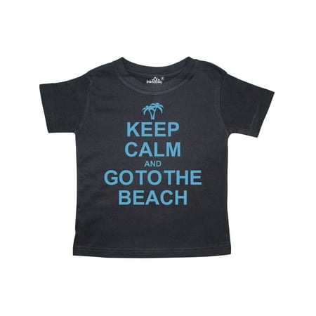 

Inktastic Keep Calm Go To The Beach Gift Toddler Boy or Toddler Girl T-Shirt