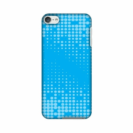 Carbon Fiber Ipod Touch Case - iPod Touch 6th Generation Case, Premium Slim Fit Handcrafted Printed Designer Hard Snap On Shell Case Back Cover for iPod Touch 6th Gen - Carbon Fibre Redux Aqua Blue 12