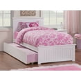 thumbnail image 4 of Nantucket Twin Extra Long Bed with Matching Footboard and Twin Extra Long Trundle in White, 4 of 7