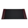 Burgundy 24kt Gold Tooled 34 x 20 Side-Rail Desk Pad