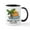 White/Black Inside, variant on CafePress - California Sunset Beach Mugs - 11 oz Ceramic Mug - Novelty Coffee Tea Cup