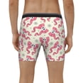 thumbnail image 4 of Picia Bow With Sugar Skull Pattern Men's Athletic Long Leg Briefs , Performance Stretch Underwear，Moisture-Wicking, 4 of 7