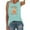 Light Blue, variant on ERkkoi Summer Tops For Women Graphic Tank Tops Casual Aperol Spritz Floral Sleeveless Beach Womens Camisole Vacation Shirt Cami Beige L