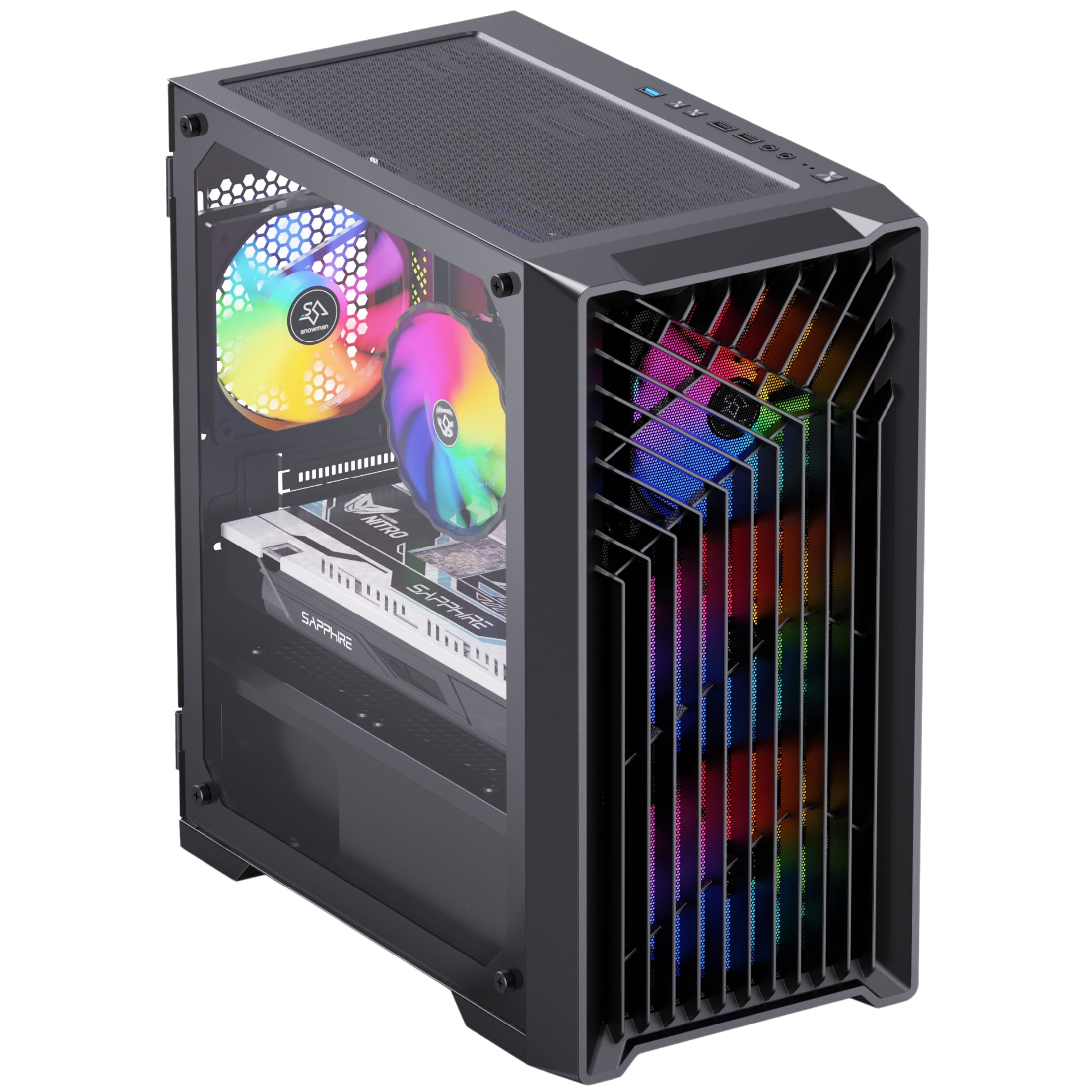 Blackout Computers Eclipse V3 Gaming PC, Intel 12th Gen, RX 580, 16GB DDR5, 1TB SSD