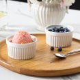 thumbnail image 4 of MALACASA Ramekins 4 oz Oven Safe, Porcelain Creme Brulee Ramekins Pudding Custard Cups Small Cerami, 4 of 9