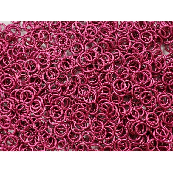Chainmail Joe 1/2 Pound Silver Anodized Aluminum Jump Rings 14G 3/8" ID (725 Rings)