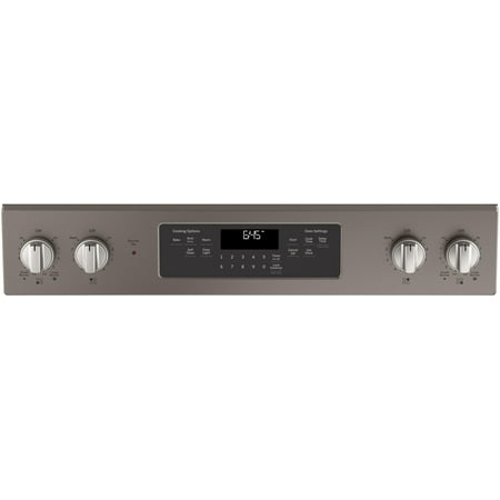 GE - 5.3 Cu. Ft. Self-Cleaning Slide-In Electric Range - Slate