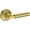 Brass, variant on Baldwin HDLKFRRR260 Lake Forest Non-Turning One-Sided Dummy Door Lever - Chrome
