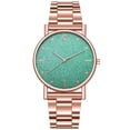 thumbnail image 2 of Resicozy Womens Watch 2026 Quartz Casual Elegant Small Wrist Watch Round Face Gift for Her Rose Gold with Green Dial, 2 of 2