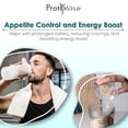 thumbnail image 4 of Mezcla de pudín y batido alto en proteínas ProtiWise | 15 g de proteína, baja en grasas, baja en calorías, baja en azúcar | KETO sin gluten | Reemplazo de comidas para controlar el hambre | Sabor a ch, 4 of 5