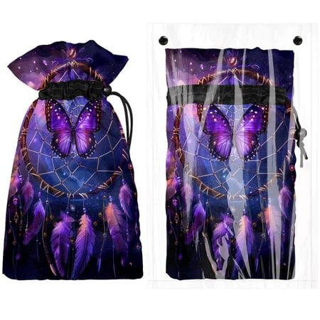 

Josid Butterfly Pattern Reusable Outdoor Faucet Insulation Covers Waterproof and Freeze-Resistant Spigot Protector Bags 2 Pack 11 x 6.9