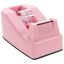 HEMOTON Tape Cutter Masking Dispenser Holder Table Small Office Desk Work Pink