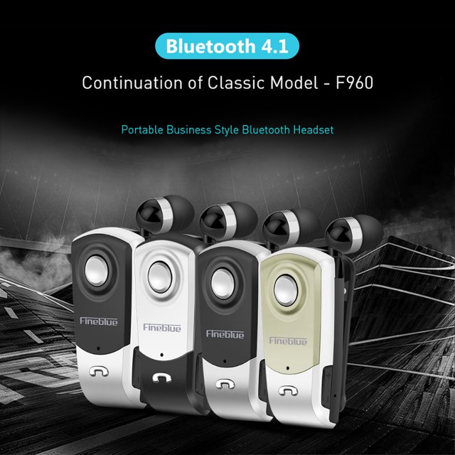 Twowood auricular FineBlue F960 COLLAR CHILL CALL TELESCÓPICA VIBRABLE AURÍFUJO INTERNABLE Bluetooth