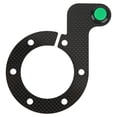 thumbnail image 2 of CARBON FIBER 6 HOLE STEERING WHEEL HORN BUTTON EXTERNAL KIT RACING NARDI  VERTEX, 2 of 8