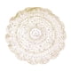 thumbnail image 5 of Naiovety bonita alfombrilla de encaje de algodón, blanco/Beige, de comedor, diseño hueco, cubierta de almohadilla redonda, suministro para el beige 2Conjunto, 5 of 6