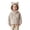 Beige, variant on Girls Zip Up Jackets with Bear Ear Hood Double Sided Fleece Casual Warm Cute Fuzzy Coat with Pockets for 12M-5Y