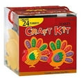 thumbnail image 2 of Thanksgiving Party Turkey Craft Kit | Makes Up To 24 Turkeys | Party Activity, 2 of 2