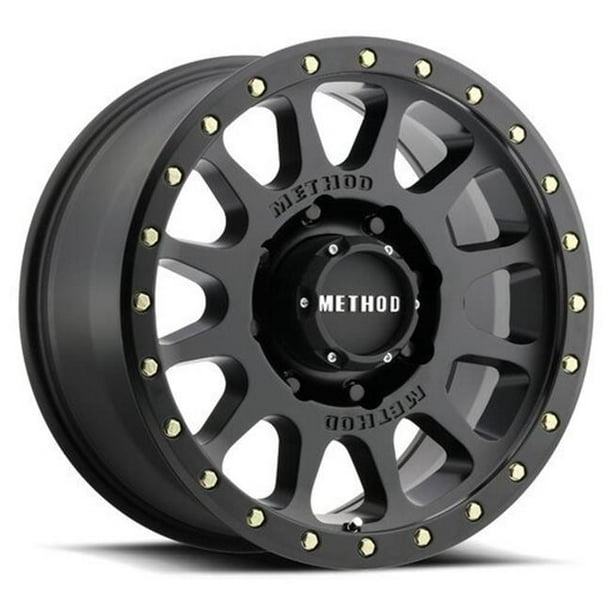 Method Race Wheels MRWMR30589080518H 18 x 9 Po et 44 ; 8 x 6,5 mm 305 NV HD Mat Noir Roues