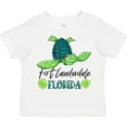 thumbnail image 3 of Inktastic Fort Lauderdale, Florida Happy Sea Turtle Boys or Girls Toddler T-Shirt, 3 of 5