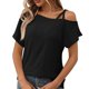 thumbnail image 2 of mfyjkho Tops Bohemios Para Mujer, Blusa Holgada De Manga Corta Con Lentejuelas Y Cuello En V Para Mujer Tops Para Salir Para Mujer Xl, 2 of 7