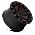 thumbnail image 2 of Fuel 1PC Cast Aluminum Rim D829 20X10 5X5.0 G-BLK MILL-RD -18MM, D82920007547, 2 of 3