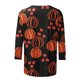 thumbnail image 4 of Puntoco Camiseta Suelta con Estampado de Moda para Mujer Camisa de Manga de Siete Puntos Camiseta Informal con Cuello Redondo Puntoco Puntoco-2925, 4 of 4