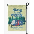 thumbnail image 1 of Printtoo Tan Always At Home Wherever We Roam Big Travel Trailer Personalized Camping Flags For Campers Double SidedFlagCampsiteFlagOutdoor Garden Sign, 1 of 4