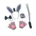thumbnail image 2 of Disfraz de conejo para niños jinwen 4 piezas con guantes, 2 of 8