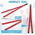 thumbnail image 2 of Polyester Pom Pom Holder Straps for Cheerleading Accessories Red 495x31.5x8.5mm, 2 of 5