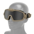 thumbnail image 3 of s Motorcycle s Sunglasses with Multi Lens for Hiking Brown, 3 of 8