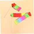 thumbnail image 3 of WEUVEB 2Pcs Dance Ribbons Gymnastics Ribbons with Nonslip Wooden Rod for Gymnastics Dance and Performance, 3 of 8