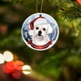 thumbnail image 2 of Xihbxyly Colgante Navideño de Perro, Divertido Adorno para Árbol, Decoración Festiva para El Árbol y El Hogar, Llamativo Accesorio Invernal, Ideal para Regalar En Estas Fiestas, Tamaño de 8 Cm, Impre, 2 of 2