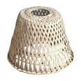 thumbnail image 2 of Bambú Colgante Colgante Pantalla Rústica, Guardia Reemplazo Decoración Techo Linterna Cubierta Cubierta Durable 13cmx17cm Sunnimix Pantalla de lámpara, 2 of 8