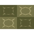 thumbnail image 1 of Ahgly Tapis Rectangulaire Lavable en Machine Intérieur Transitionnel Vert Armée, 7 Pieds x 9 Pieds, 1 of 7
