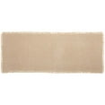 thumbnail image 4 of VHC Brands Farmhouse Holiday Tabletop & Kitchen-Burlap Vintage White Runner, 13" x 36", Tan, 4 of 6