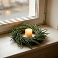 thumbnail image 5 of YOTQUSKI Mini Garland Wreath, Candle Ring Wreath, Durable Artificial Leaves, Used for Candlesticks, Ring Boxes, Aromatherapy Decoration, 5 of 7